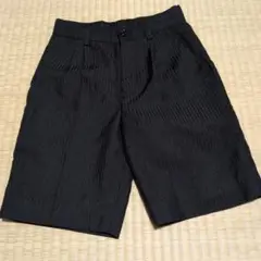 式服　黒 ストライプ ショートパンツ