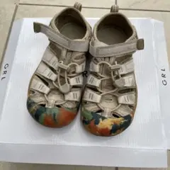 KEEN サンダル ベージュ カモフラージュ