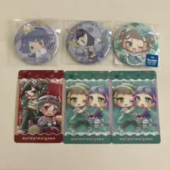 まいまいまいごえん アニメイトフェア くじメイト 缶バッジ カード まとめ売り