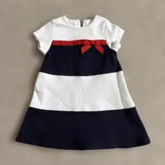 Kate Spade ストライプ ワンピース リボン　68/6M