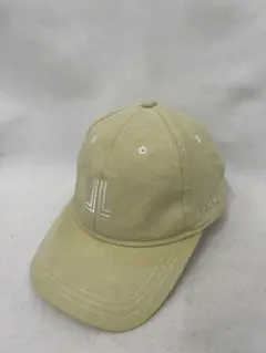 【LANVAN SPORTS】ロゴ イエロー　キャップ　ゴルフ