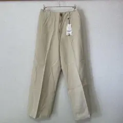 厚手のワイドパンツ白 秋冬 Fサイズ