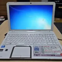 東芝 ノートパソコン dynabook T552/36FW ホワイト