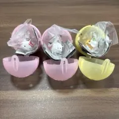 サンリオキャラクターズ　お手玉めじるしアクセサリー　ころころくりりんキティー3点