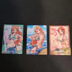 ワンピースarカード　ナミ3枚セット