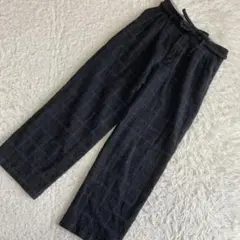 Paul Smith ウールパンツ チャコール 40 チェック柄 オフィス