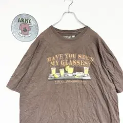 海外古着【XXL】半袖Tシャツ ビッグプリント ヴィンテージ個性派 ユニセックス