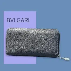 BVLGARI 長財布 ブラック 正規品 ジップ式