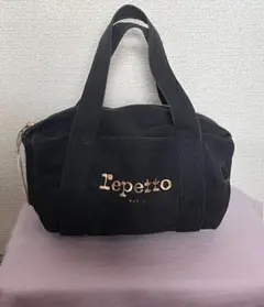 【美品、レア商品】♡Lepetto レペット　ドット柄　ミニボストンバッグ♡ repetto 最大42%☆7/29から レペット ボストンバッグ レディース
