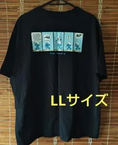 The Smurfs スマーフ Tシャツ 黒 LL