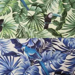 はぎれセット☆鳥とリーフ