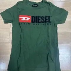 DIESEL オリーブグリーン Tシャツ 100%コットン