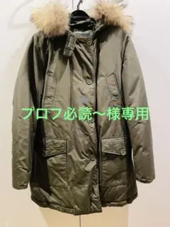 美品 ウールリッチ アークティックパーカー カーキ S モッズコート