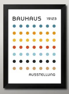 16047■ポスター アート 絵画『バウハウス　BAUHAUS』A3 マット紙