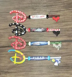 ディズニーストア　コレクタブルキー　4本セット　ミステリーキー　キャラクター