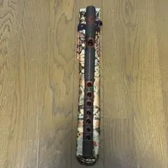 龍笛 本管 籐巻 煤竹 ※専用笛袋付 龍笛 煤竹 本管 籐巻き ※専用笛袋付 吹物 龍笛 煤竹製 龍笛 煤竹