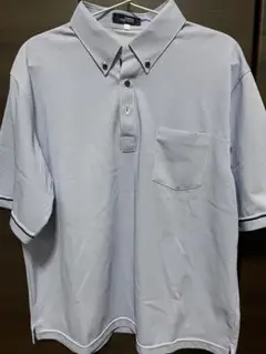 メンズ　ポロシャツ LLサイズ ライトブルー
