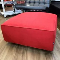 アルフレックス OMNIO SS オットマン レッドファブリック USED