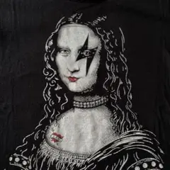 イタリア購入　モナリザ　デザインTシャツ（黒）