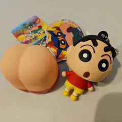 クレヨンしんちゃん ストラップ ケツぷっぷ♡キーホルダー♡新品、未使用品