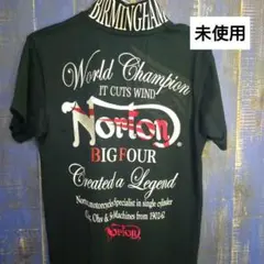 未使用　Norton ノートン　ポロシャツ　刺繍　ブラック　サイズM