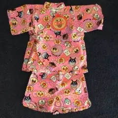 新品タグ付　アンパンマン　女の子フリル甚平　95cm　かわいいデザイン❣️