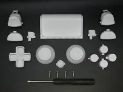 PS4コントローラー　カスタム ボタンセット　ホワイト