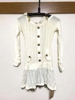 新品 d.i.a ニットワンピ レオパード ヒョウ柄