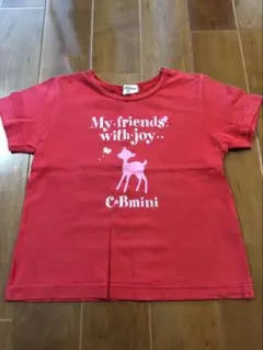 CROWN BANBY MINI 赤 Tシャツ 130サイズ