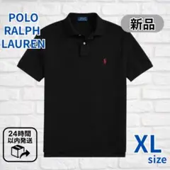 ポロラルフローレン 新品タグ付き ポロシャツ カスタムスリムフィット 黒 XL