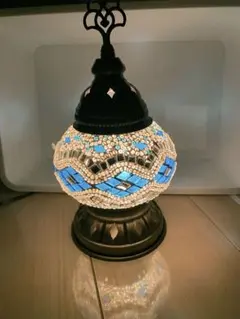 トルコランプ　テーブルランプ　ブルー系