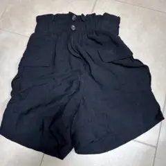 黒 カーゴショートパンツ EUR 32, UK 4 h&m