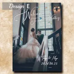 結婚式　ウェルカムボード E