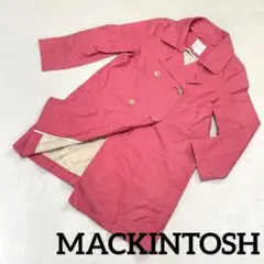 278【良品】マッキントッシュ フィロソフィー ステンカラーコート ダブル