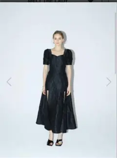melt the lady open corset long dress