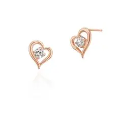 【美品】4℃ K10 ピンクゴールドピアス
