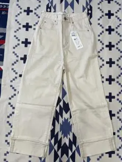 新品タグ付き　ANTGAUGE ハイウエストデニム S Sクリーム
