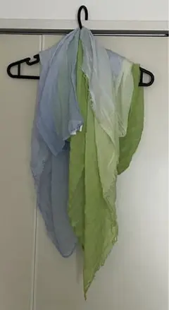LIMITEDEDITION青緑グラデーションストール