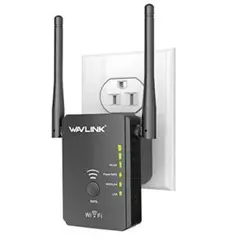 中継機 300Mbps WIFI 無線LAN中継器 コンセント直挿型 ブラック