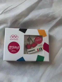 Coca-Cola オリンピック ピンバッジ 山形　さくらんぼ