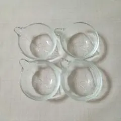デザートカップ　調味料器　アイスクリーム器　ガラス