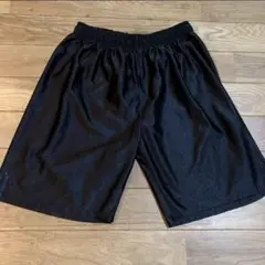 メンズ　スポーツ着ツルツルショートパンツ　黒　Ｌサイズ