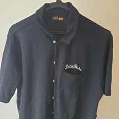 シャツ　黒　Schott