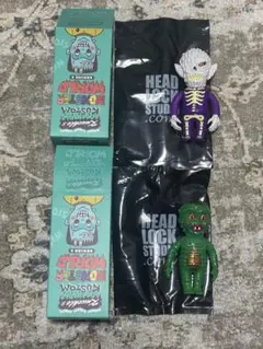 新品未開封Headlockstudio Monster World Box第二弾 Headlockstudio knuckle's Kustom Monster World Series 2 盲盒