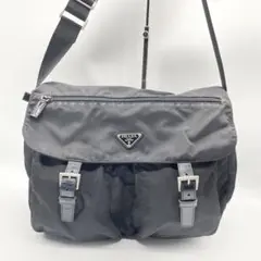 ✨美品✨PRADA プラダ メッセンジャーバッグ ショルダー ナイロン ブラック