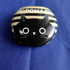 黒猫アクセサリーポーチ Blue Feather