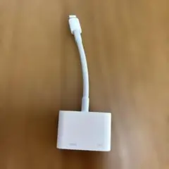 HDMI変換アダプター ホワイト　iPhone13