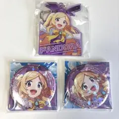 モンスポットシンジュク　パンドラ　アクリルキーホルダー+缶バッジ 3点セット