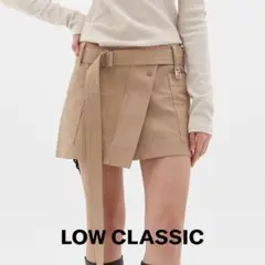 【saons】lowclassicロウクラシック　プリーツスカート CREASED PLEATED SKIRT LW244SK06