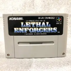 スーパーファミコン　リーサルエンフォーサーズ　KONAMI ガンシューティング
